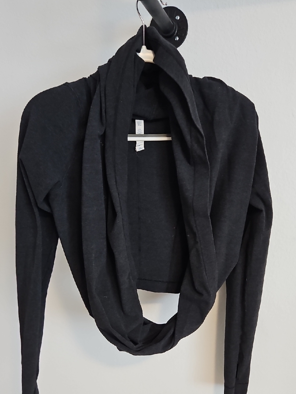 Lululemon Classic Gray Women's Open-Front Cardigan Sweater Sz 10